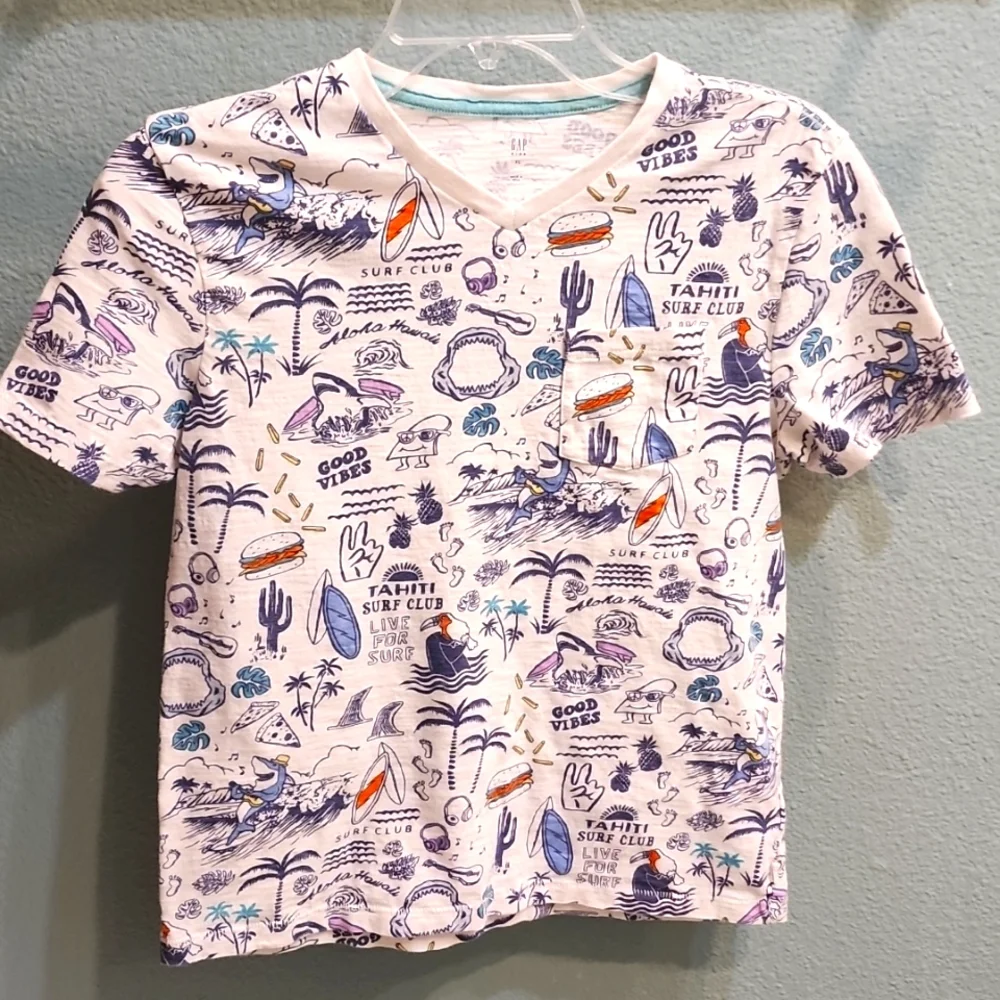 Gaps Kids V Neck TShirt